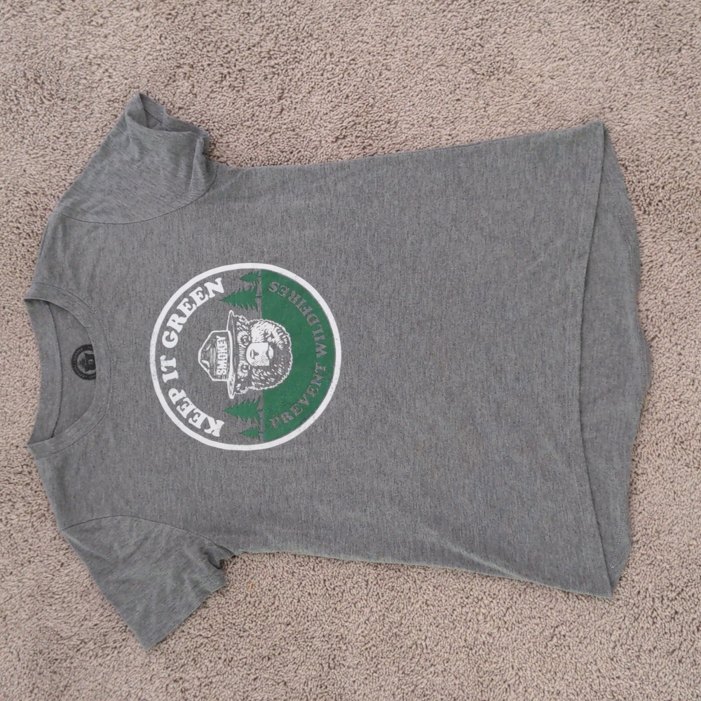 Smokey the Bear small women's tshirt